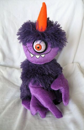 Purple People Eater One Eye Stuffed Plush Dances Sings Dandee 12 " Wo/tags