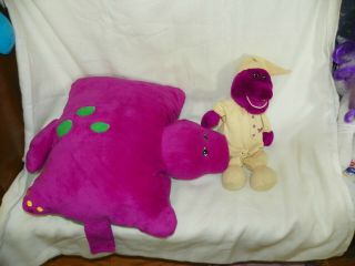 Barney Dinosaur Pillow Pet & Beanbag Plush Sleeper 2