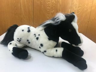 Breyer Horse Pony Plush Laying Down White With Black Spots T2003 Vtg Rare
