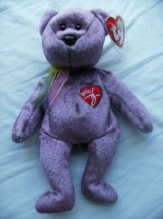 Ty Beanie Baby 2000 Signature Teddy Bear