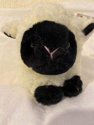 Ty Beanie Babies Woolly The Sheep 8005 Retired Plush 1995 Swing Tag