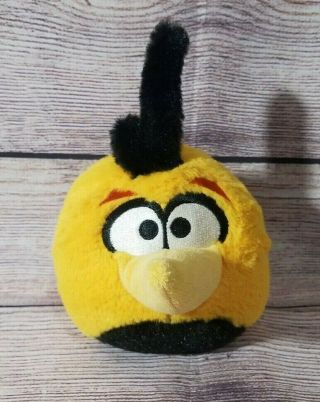 Commonwealth Rovio Angry Birds Plush Bubbles Stuffed Yellow Orange No Sound 7 "