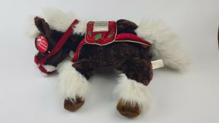 Vintage Dandee Holiday Treasures Collectors Choice Pony Christmas Horse Soft T15 2