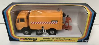Balayeuse Mécanique Faun Ak435 Road Sweeper,  Figurine - Corgi 1117 - 1980
