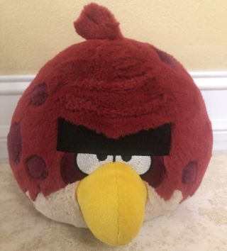 Angry Birds Plush Red Spots Big Brother Terence 8” Sound