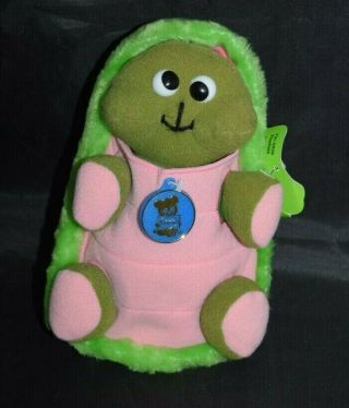 Vintage 1984 Dakin Theobald Plush Baby Turtle Removable Shell 8 " All Tags