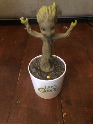 Dancing Baby Groot In Flower Pot Guardians Of The Galaxy Action Figure Marvel