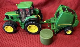 Big Farm Series 7330 Tractor And 854 Round Baler