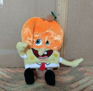 Ty Beanie Babies Spongebob Pumpkin Mask Halloween W/tag 2005