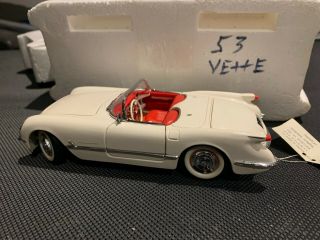 Franklin 1953 Corvette Polo White 1:24 B11kc31