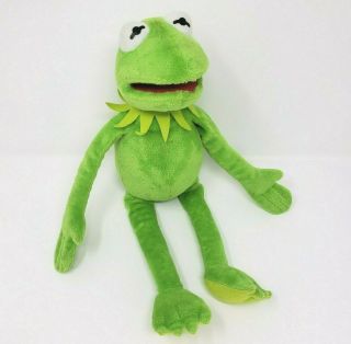 16 " Disney Ty Kermit The Frog Green Muppet Babies Stuffed Animal Plush Toy Soft