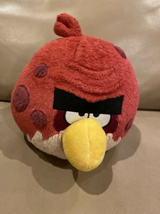 Angry Birds Plush Red Spots Big Brother Terence 8” Sound
