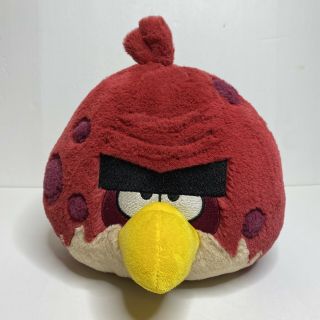 Angry Birds Plush Red Spots Big Brother Terence Red Bird 10”