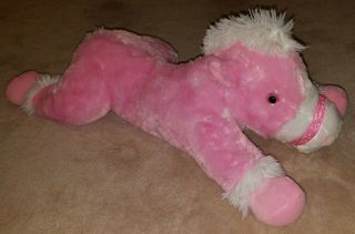 Dan Dee Pink White Horse Plush 26 " Stuffed Animal Toy Soft Jumbo Big Floppy