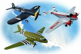 Liberty Classic - Die Cast Metal Collector Airplanes - Set Of 3