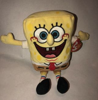 Ty Spongebob Squarepants Beanie Baby Mwmt