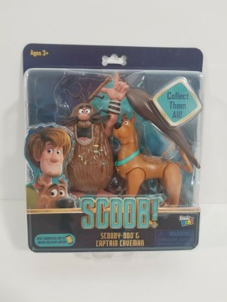 Scoob Movie Scooby Doo & Captain Caveman Figure 2 - Pack By Basic Fun -