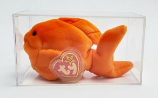 1993 Goldie The Goldfish Ty Beanie Baby With Tush Tag And Hang Tag Intact