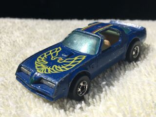 Hot Wheels 1977 “hot Bird” Rare Blue Color Pontiac Trans Am
