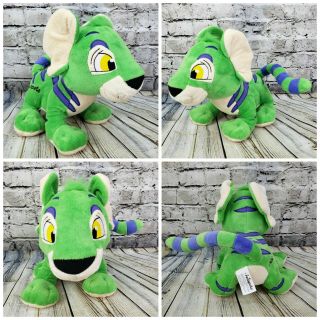 Neopets Kougra Green Plush Stuffed Animal Tiger Toy Plushy 11 " Series 1 Retired