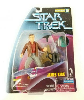 Star Trek Captain James Kirk Vintage Playmates 1998 Warp Factor Series 5 Figure