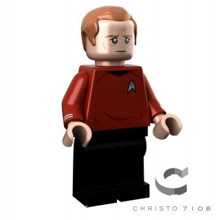 Custom Lego Minifigure Scotty Star Trek By Christo7108 Simon Pegg 2