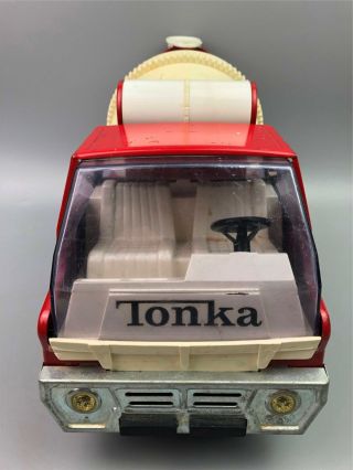 Vintage 60 ' s RED TONKA CEMENT MIXER TRUCK No.  620 Pressed Steel 2
