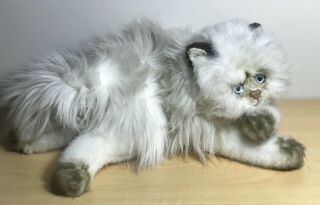 Yomiko Plush Blue Eyes Himalayan Persian Kitty Cat By Russ Berrie