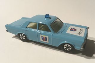 Phantom Matchbox Lesney 55/59 Ford Galaxie Custom Superfast Police Car.
