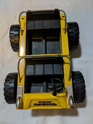 Nylint Yellow Twister Dune Buggy Car,  Vintage Metal Made In Usa S&h
