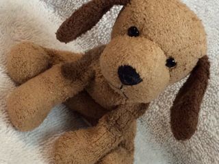 Russ Berrie Luv Pets Buddy Cocker Tan Brown Plush Toy Puppy Dog Lovey Mini Suede