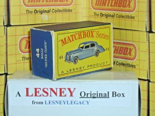 Matchbox Lesney 44a Rolls Royce Silver Cloud Rare Type D Empty Box Only