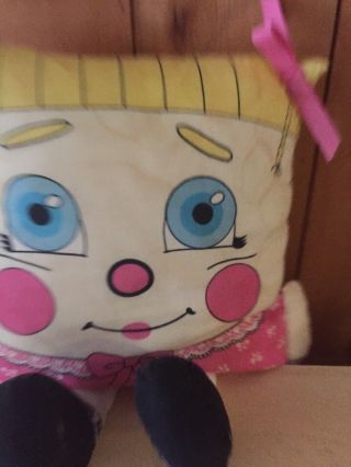 Rare Vintage 1985 Pillow People Sweet Dreams Pink Blond Girl Stuffed Toy 24″