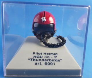 Armour/franklin 1/8 Usaf Hgu - 33 - P " Thunderbirds " Pilot Helmet Very Rare
