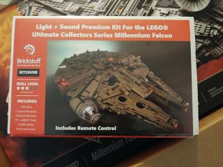 LEGO (75192) Ultimate Star Wars Millennium Falcon WITH Premium LIGHT,  SOUND KIT 3