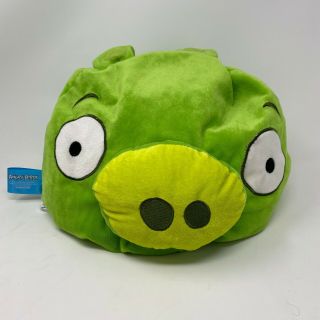 Big Angry Birds Plush Stuffed Green Pig Pillow Toy Animal Large