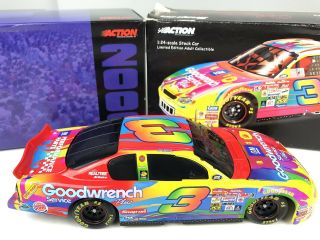 Action 1:24 Diecast 2000 Dale Earnhardt 3 Peter Max Goodwrench Service Plus