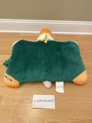 Oregon Ducks Pillow Pet Large 18” Stuffed Animal Plush Toy NCAA UO Mascot Green 2