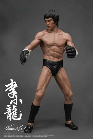 Bruce Lee Action Figure Kung Fu Collector Model Pvc Statue Decoration Toys Gift