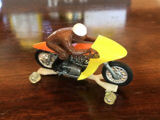 Hot Wheels Redline Rrrumblers Rip Snorter With Brown Rider And Track Mount