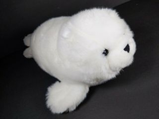 17 " Wild Republic White Baby Seal Soft Plush Stuffed Animal Toy Sea Ocean Pup