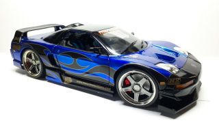 Muscle Machines 2003 Acura Nsx Tuners 1:18 Scale Diecast Funline Turbo