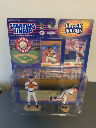1999 Greg Maddux Starting Lineup Classic Doubles Minors To Majors -