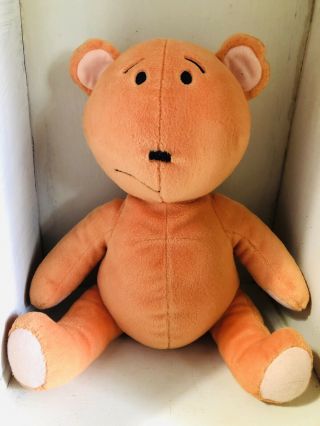 The Tangerine Bear 13” Orange Bear Plush Doll By Applause Artisan 2000