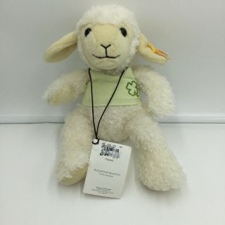 Steiff Luzie Lamm Dangling Lamb Plush Soft Toy Stuffed 10 " Animal Tags 282003