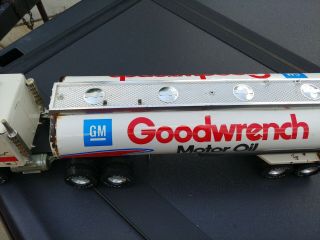Vintage Nylint 18 Wheeler Semi - Mr Goodwrench Motor Oil Steel Tanker Gm Parts