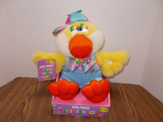 Easter Animated Sing And Dance Duck Jelly Bean Rock Dan Dee 12 "
