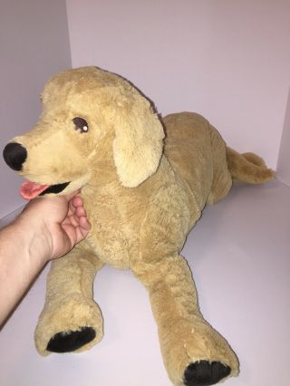 Large Ikea Gosig Golden Retriever 27 " Puppy Dog Big Plush Jumbo Stuffed Animal