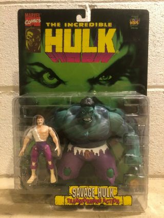 Marvel Comics The Incredible Hulk Action Figure Savage Hulk