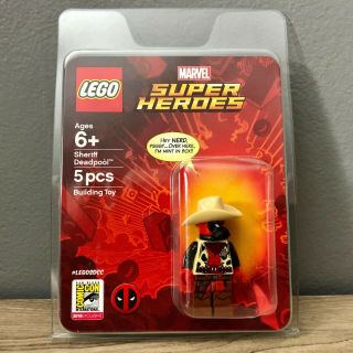 Lego Sdcc 2018 Exclusive Sheriff Deadpool Minifigure